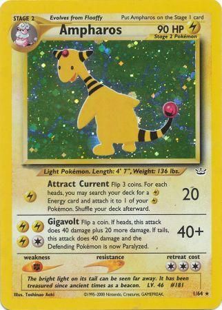 Ampharos (1/64) [Neo Revelation Unlimited] | Good Games Cannington